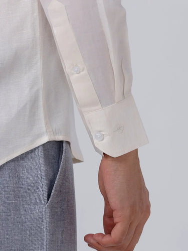 Yellow Plain Tencel ShirtUnited By Hope
