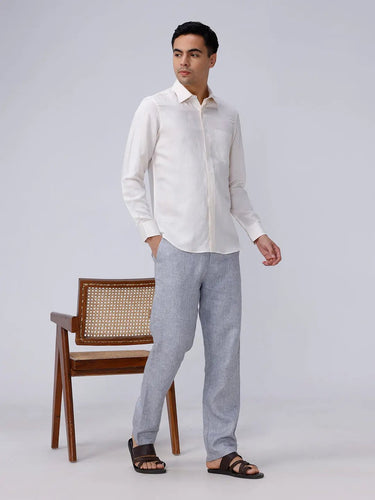 Yellow Plain Tencel ShirtUnited By Hope