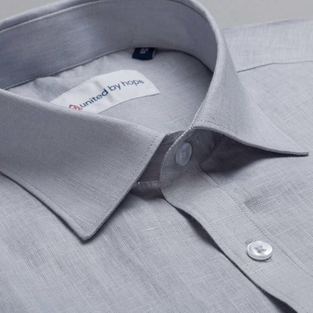Buy Arctic Blue Linen Shirt for Men Online in India -Beyoung