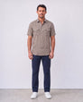 Brown Linen Shirt – Short Sleeve | Classic