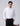 White Cotton Tencel Plain Shirt