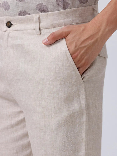 Beige Linen TrouserUnited By Hope
