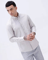 Beige Oxford Plain ShirtUnited By Hope