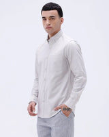 Beige Oxford Plain ShirtUnited By Hope