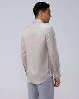 Beige and Brown Plain Tencel ShirtUnited By Hope
