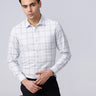 Beige and Green Checks Twill ShirtUnited By Hope