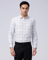 Beige and Green Checks Twill ShirtUnited By Hope