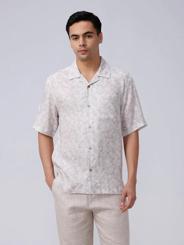 Beige and Purple Digi Print ShirtUnited By Hope