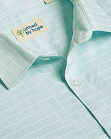 Biscay Green Checks ShirtUnited By Hope