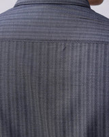 Black and Grey Stripes Dobby ShirtUnited By Hope