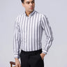 Black and White Stripes Dobby ShirtUnited By Hope