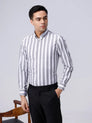 Black and White Stripes Dobby ShirtUnited By Hope