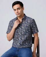 Blue Digi Print ShirtUnited By Hope