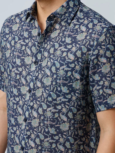 Blue Digi Print ShirtUnited By Hope
