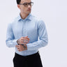 Blue Dobby Structured ShirtUnited By Hope
