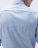 Blue Dobby Structured ShirtUnited By Hope