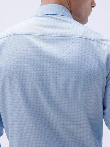 Blue Dobby Structured ShirtUnited By Hope