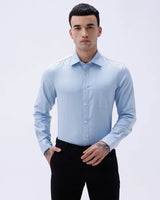 Blue Dobby Structured ShirtUnited By Hope