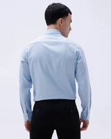 Blue Dobby Structured ShirtUnited By Hope