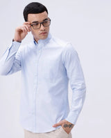 Blue Oxford Plain ShirtUnited By Hope