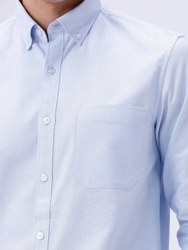 Blue Oxford Plain ShirtUnited By Hope