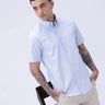 Blue Oxford Plain Short Sleeve ShirtUnited By Hope