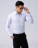 Blue Poplin Plain ShirtUnited By Hope