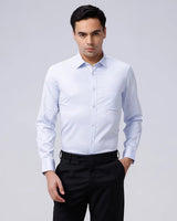 Blue Poplin Plain ShirtUnited By Hope