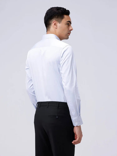 Blue Poplin Plain ShirtUnited By Hope