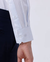 Blue Satin Structured ShirtUnited By Hope
