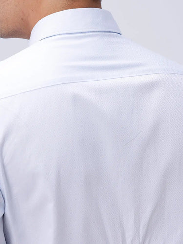 Blue Satin Structured ShirtUnited By Hope