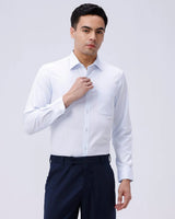Blue Satin Structured ShirtUnited By Hope