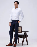 Blue Satin Structured ShirtUnited By Hope