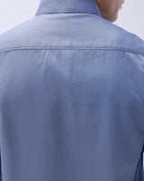 Blue Waffle Dobby Plain ShirtUnited By Hope