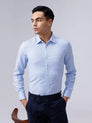 Blue and White Checks Dobby ShirtUnited By Hope