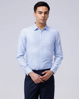 Blue and White Checks Dobby ShirtUnited By Hope