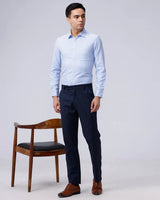 Blue and White Checks Dobby ShirtUnited By Hope