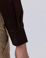 Brown Satin Plain ShirtUnited By Hope