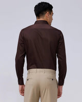 Brown Satin Plain ShirtUnited By Hope