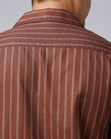 Brown Twill Stripes ShirtUnited By Hope