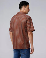 Brown Twill Stripes ShirtUnited By Hope