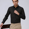 Brown and Black Stripes Twill ShirtUnited By Hope