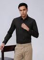 Brown and Black Stripes Twill ShirtUnited By Hope