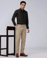 Brown and Black Stripes Twill ShirtUnited By Hope