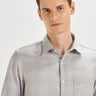 Brushed Nickel Checked ShirtUnited By Hope