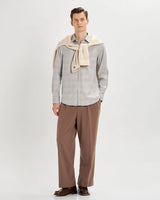 Brushed Nickel Checked ShirtUnited By Hope