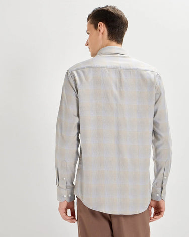 Brushed Nickel Checked ShirtUnited By Hope