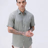 Green Short Sleeve Linen ShirtUnited By Hope