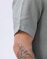 Green Short Sleeve Linen ShirtUnited By Hope