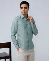 Green Tencel Plain ShirtUnited By Hope